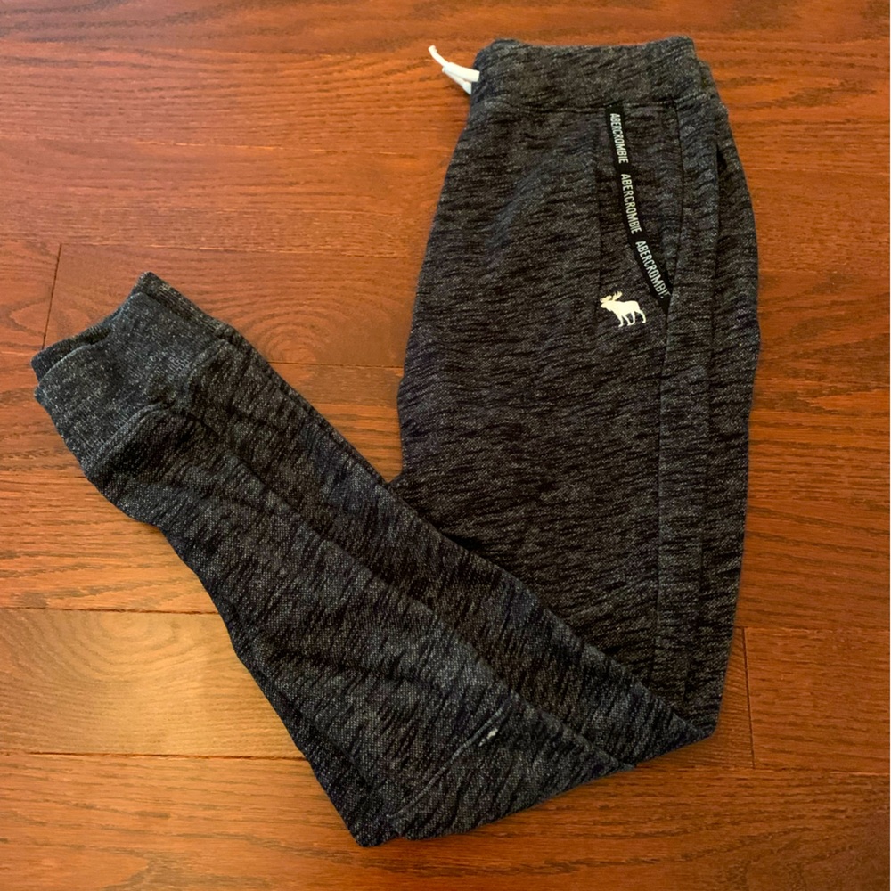 Abercrombie Kids Black and White Sweatpants *GREAT CONDITION*